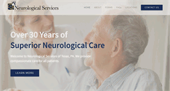Desktop Screenshot of neuroservicesoftexas.com
